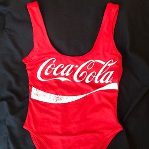 NWT Red Coca Cola bodysuit/Swimsuit
